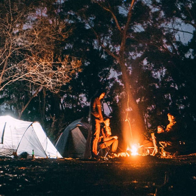 Outdoor-Ausflüge und Camping